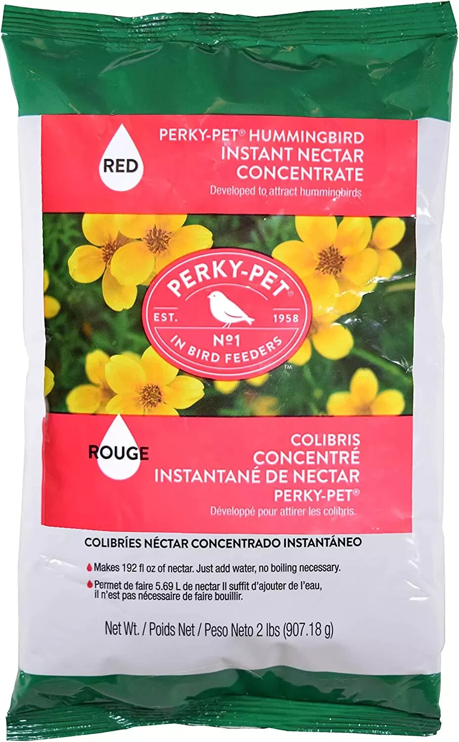 244SFB Hummingbird Instant Nectar Powder Concentrate – 2Lb – Makes 192 Oz of Hum