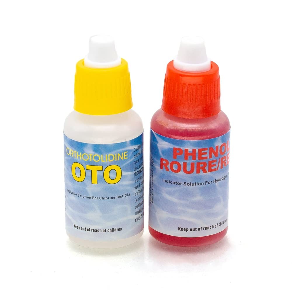 Swimming Pool Spa Water Chemical Test Kit for Chlorine and Ph Test (Refill Only)