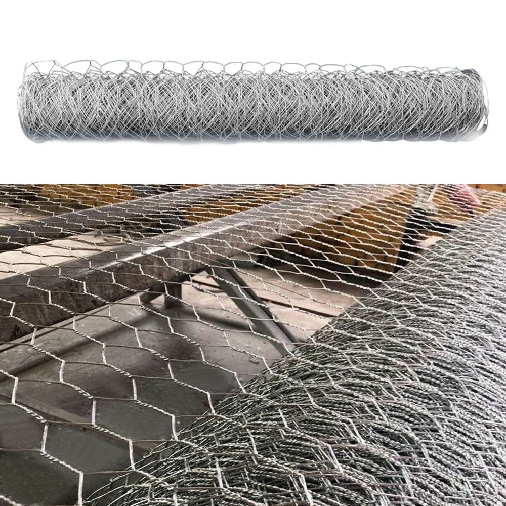 50/150Feet 2″ Holes Galvanized Poultry Net – Metal Fencing / Chicken Wire