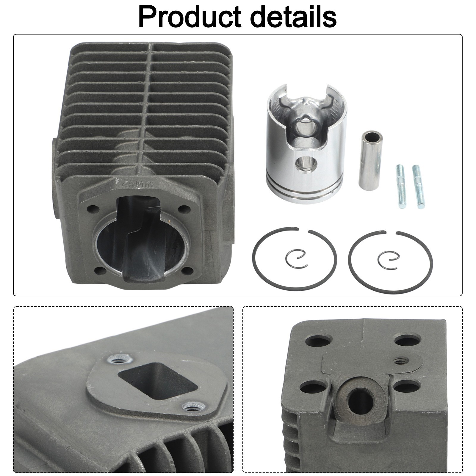 1 Set 45mm Cylinder Kit For Wacker WM80 & BS500 BS600 BS700 0099336 0045909 New