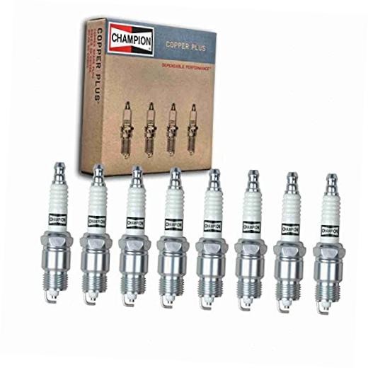 8 pc Champion Copper Plus Spark Plugs for Ford F-150 1975-96 | 5.0L 5.8L 7.5L