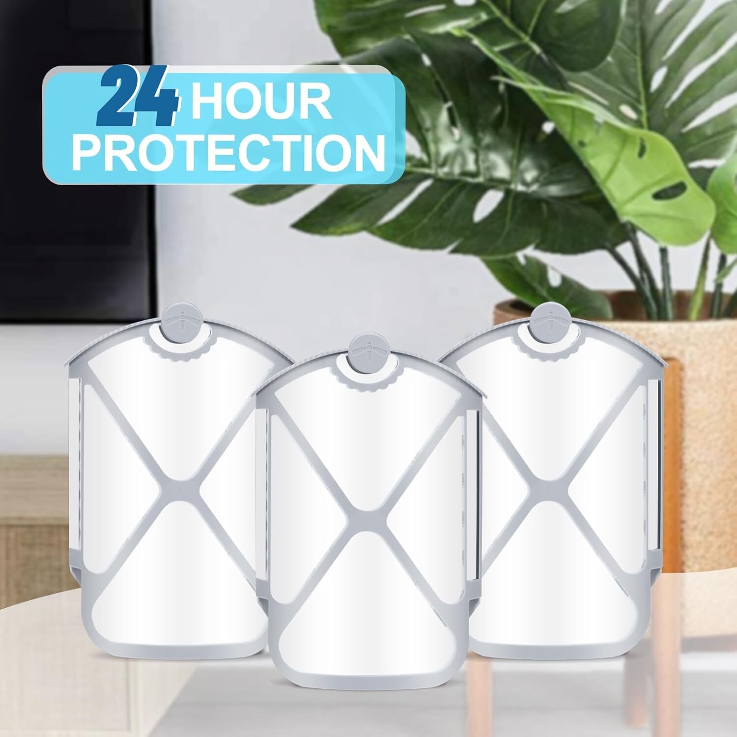 12 PACK Flying Insect Trap Refill Cartridge Kit For Fruit Fly, Flies, Mosquitoes