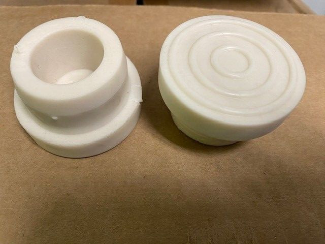 White Male Ladder Rubber Bumpers Set of 2 – BUY MORE & SAVE!!!