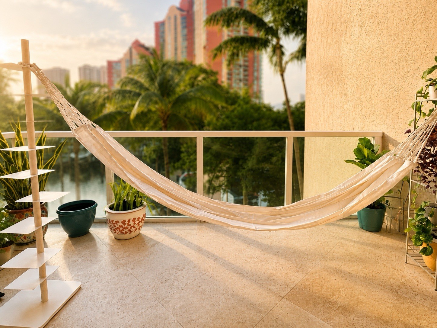 Colombian Cotton Hammock with Carrying Strap Brand New