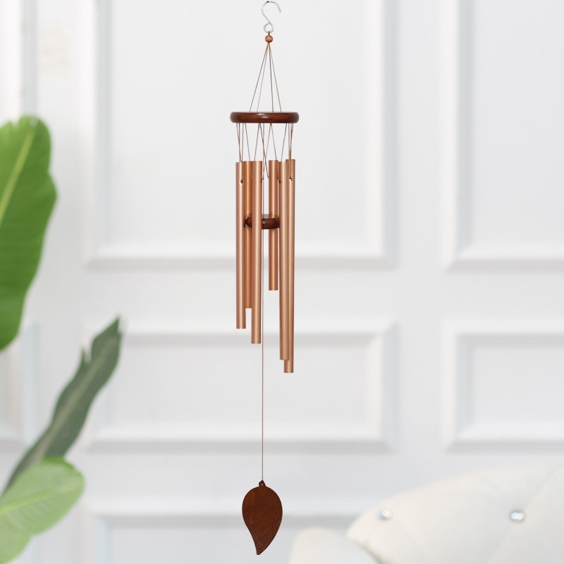 Wind Chimes Large Deep Tone Chapel Bells 6 Tubes Outdoor Garden Home Decor Gift