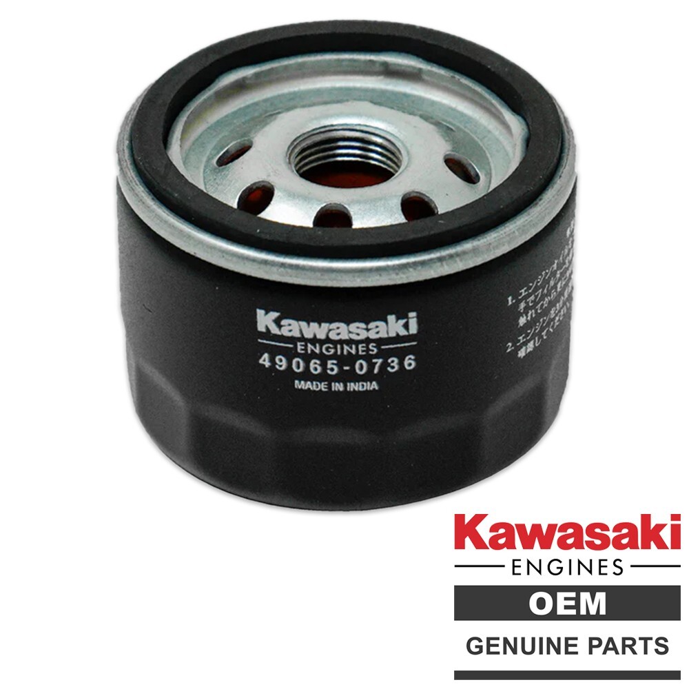 Genuine Kawasaki 49065-0736 Oil Filter (Replaces 49065-7007, 49065-0721) OEM