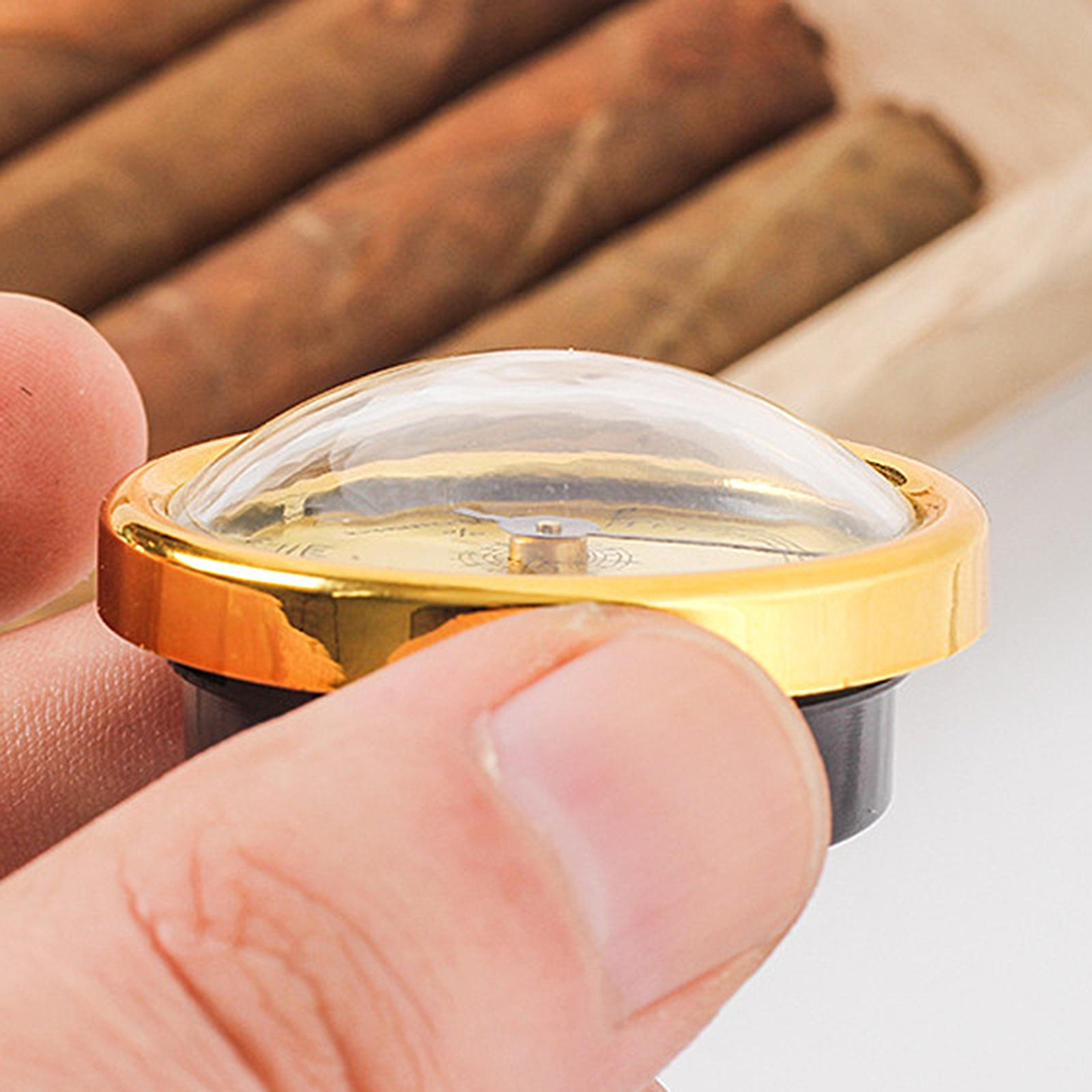 Brass Analog Hygrometer Hygrometer Humidity Gauge Analog Humidor Hygrometer