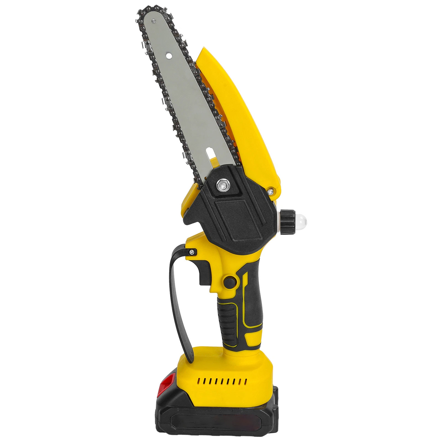 2 in1 Cordless Pole Saw Brushless Mini Chainsaw for Tree Trimming w/ 2 Batteries