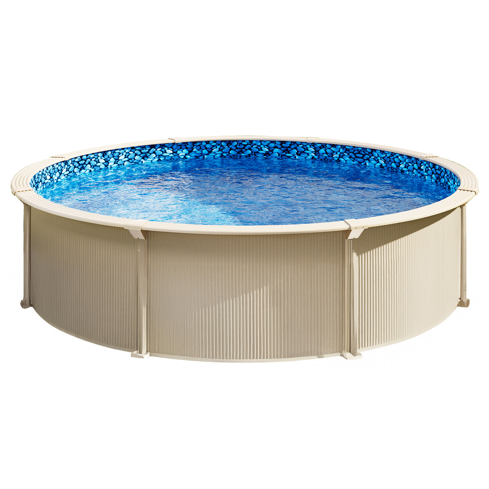 Round Pool Liner 27ft Overlap Style Pool Liner 54in Wall Height Durable