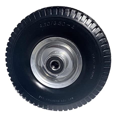 Jungle Jim’s 10″ Flat-Free Tire & Wheel Replacement Assembly (4.10/3.50-4) fo…