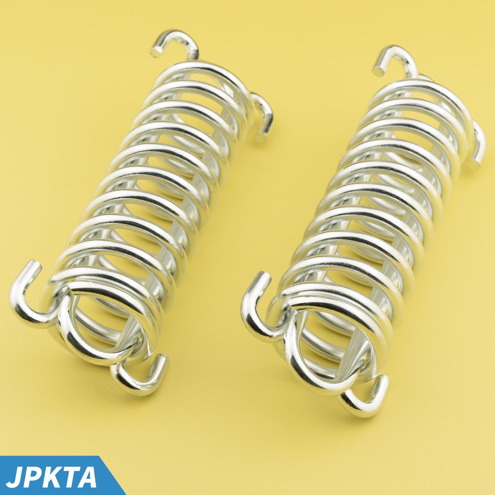 2Pcs Porch Swing Spring 300LB Heavy-Duty Awning for Silver