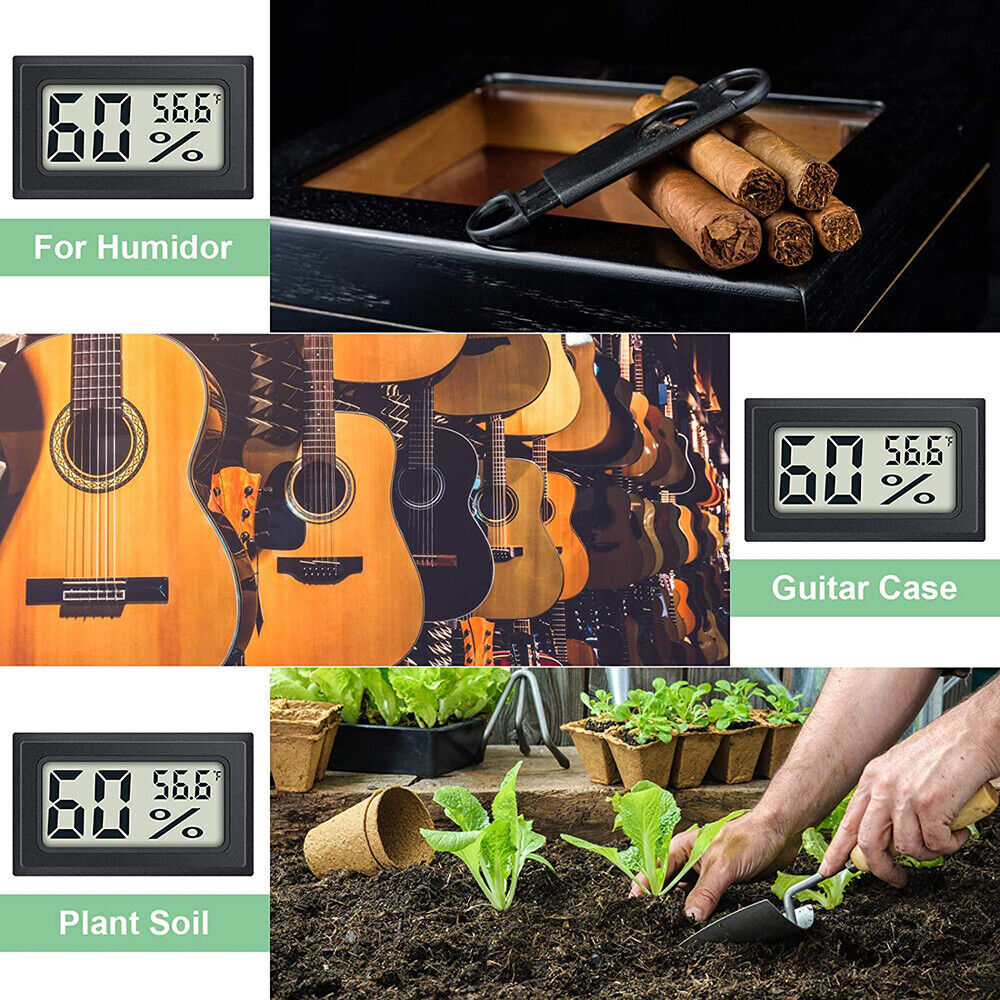 5/10/15/20 Pcs Humidity Meter Mini Digital Indoor Hygrometer Temperature Meter