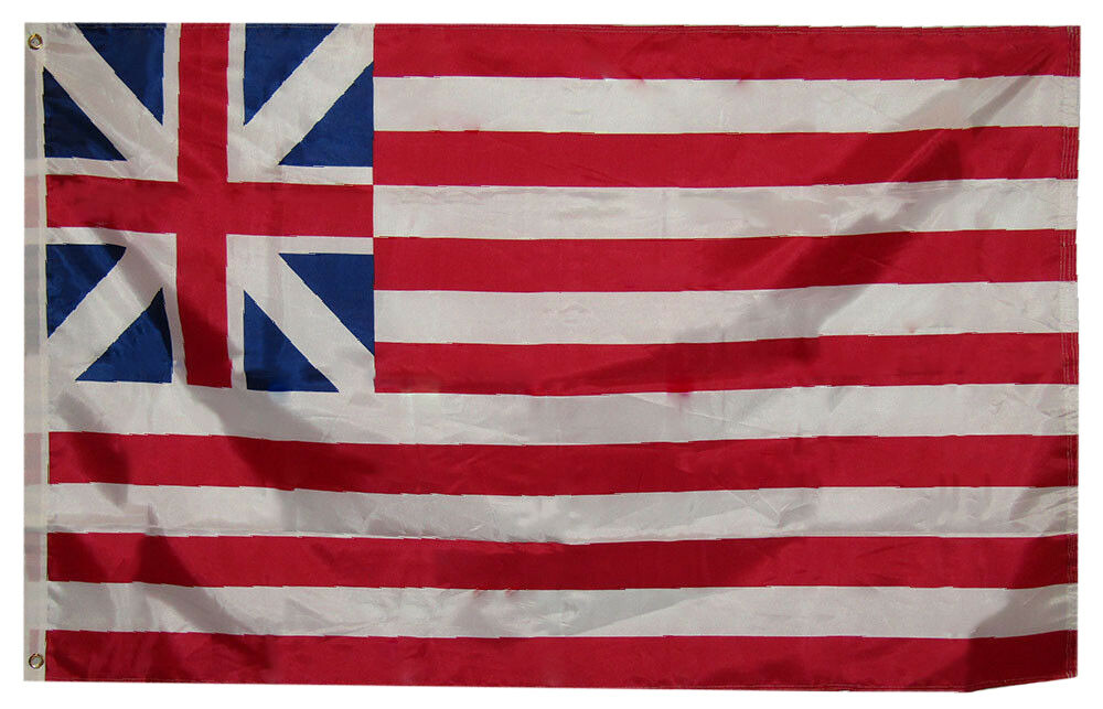 2×3 Grand Union Historical 150D Woven Poly Nylon Flag 3×2 Banner Grommets