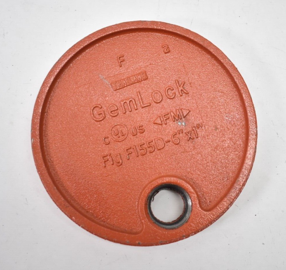 GemLock Grooved Drain Cap 6″ x 1″ F155D Replacement Cover Genuine OEM Tool