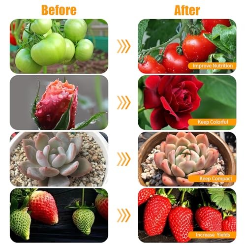 Black Grow Lights for Indoor Plants, 168 LEDs Clip Plant Lights, 2 Head 2 Pack