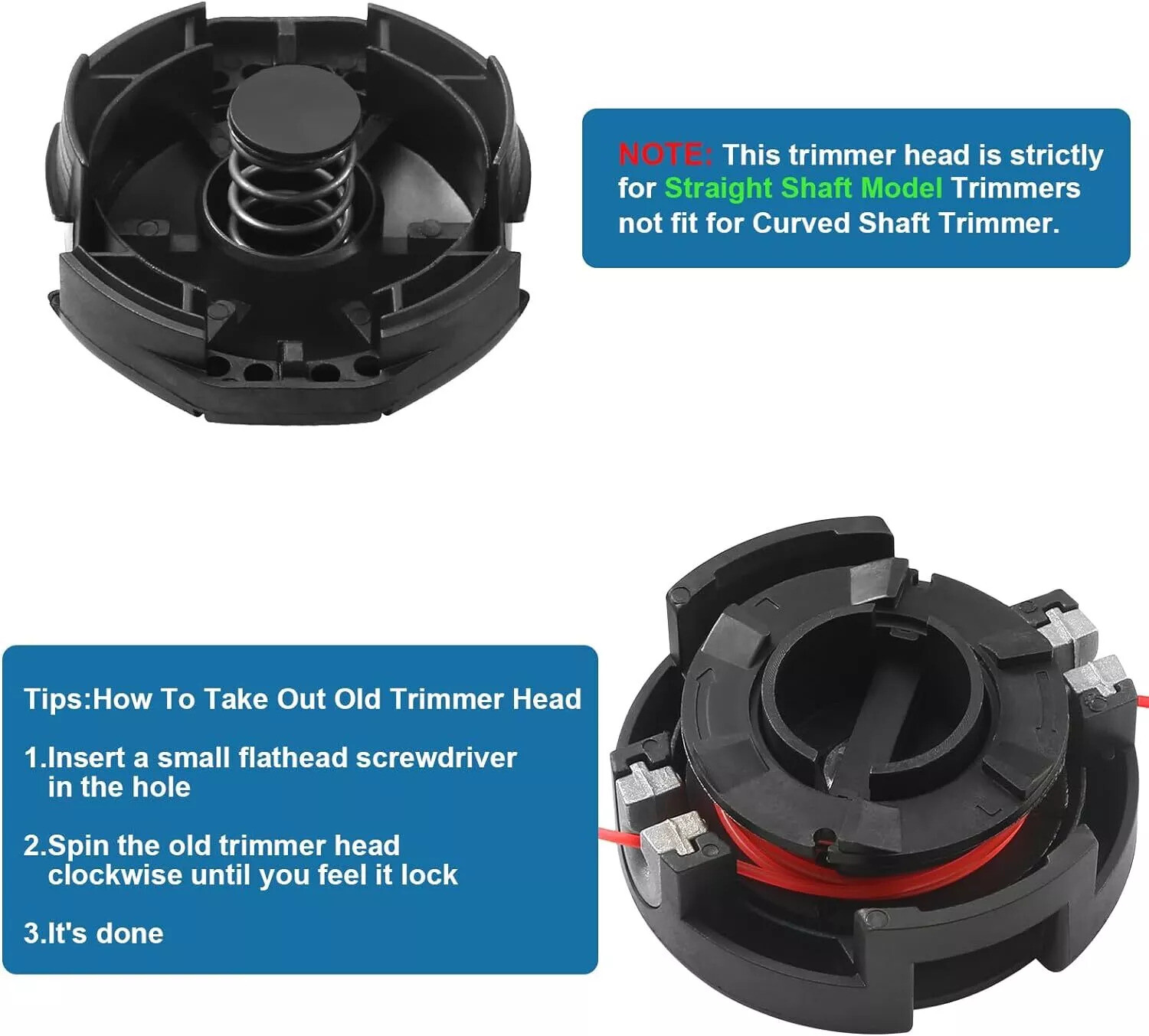8X For Echo Speed Feed 400 SRM-225 SRM-230 SRM-2620 Echo Weed Eater Trimmer Head