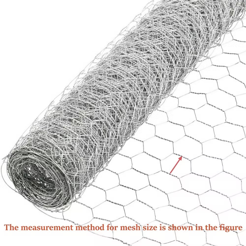 50/150Feet 2″ Holes Galvanized Poultry Net – Metal Fencing / Chicken Wire