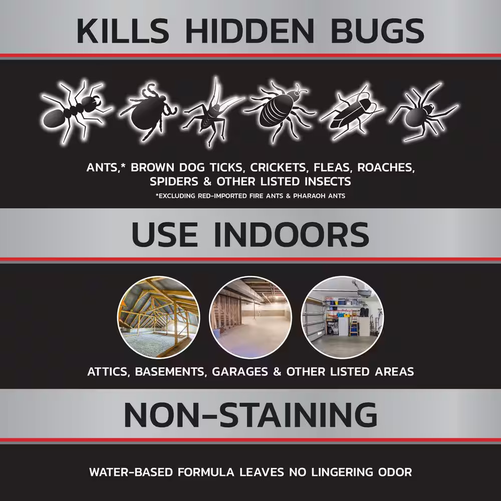 6 Can Fogger Insect Killer Bomb Indoor Bug Roach Spider Flea Tick Bed Kill