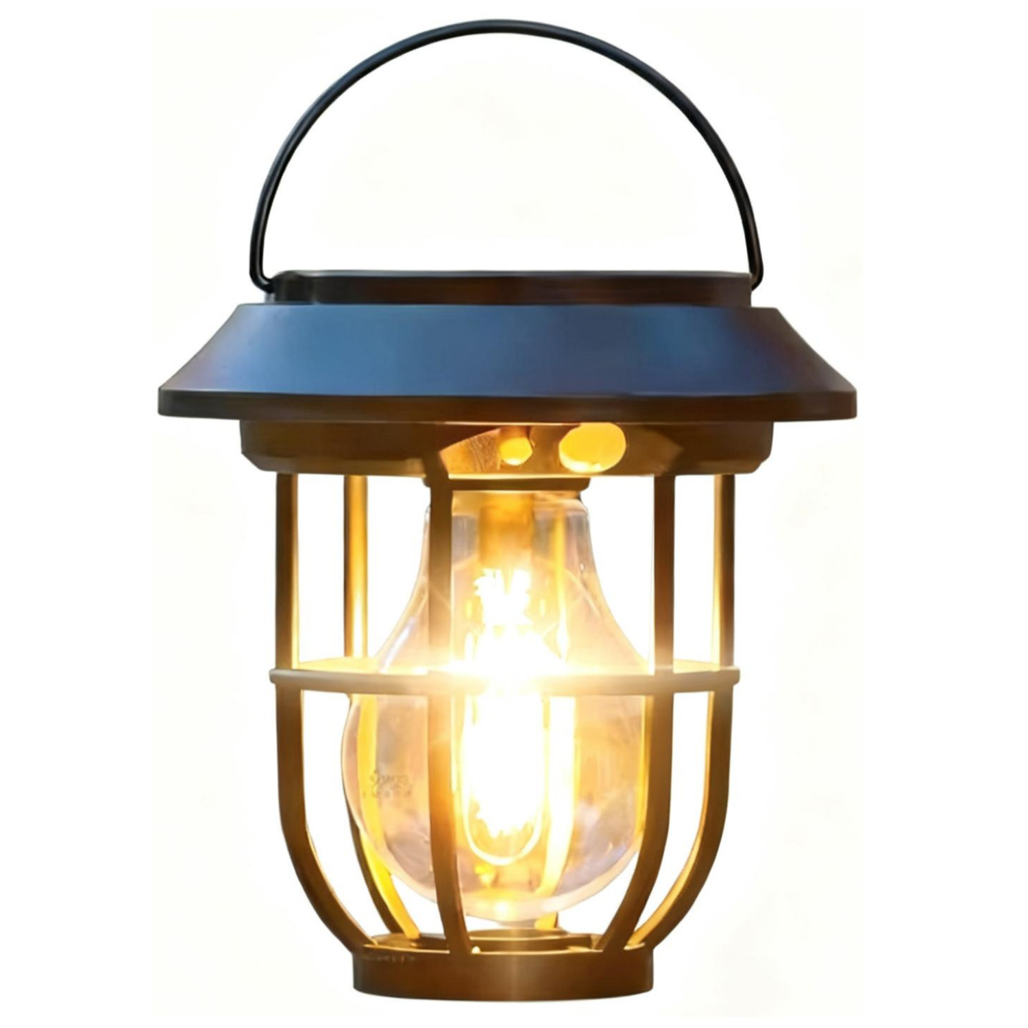 Protable LED Solar Motion Sensor Light Outdoor Garden Solar Lantern Hanging Lamp