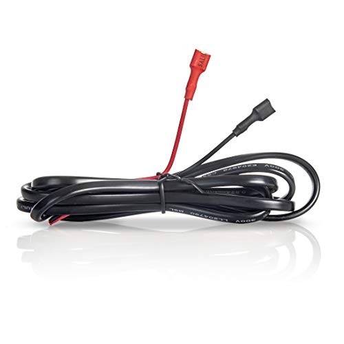 6V/12V Battery Connector Cable, 5 Feet Long, with Red & Black Quick