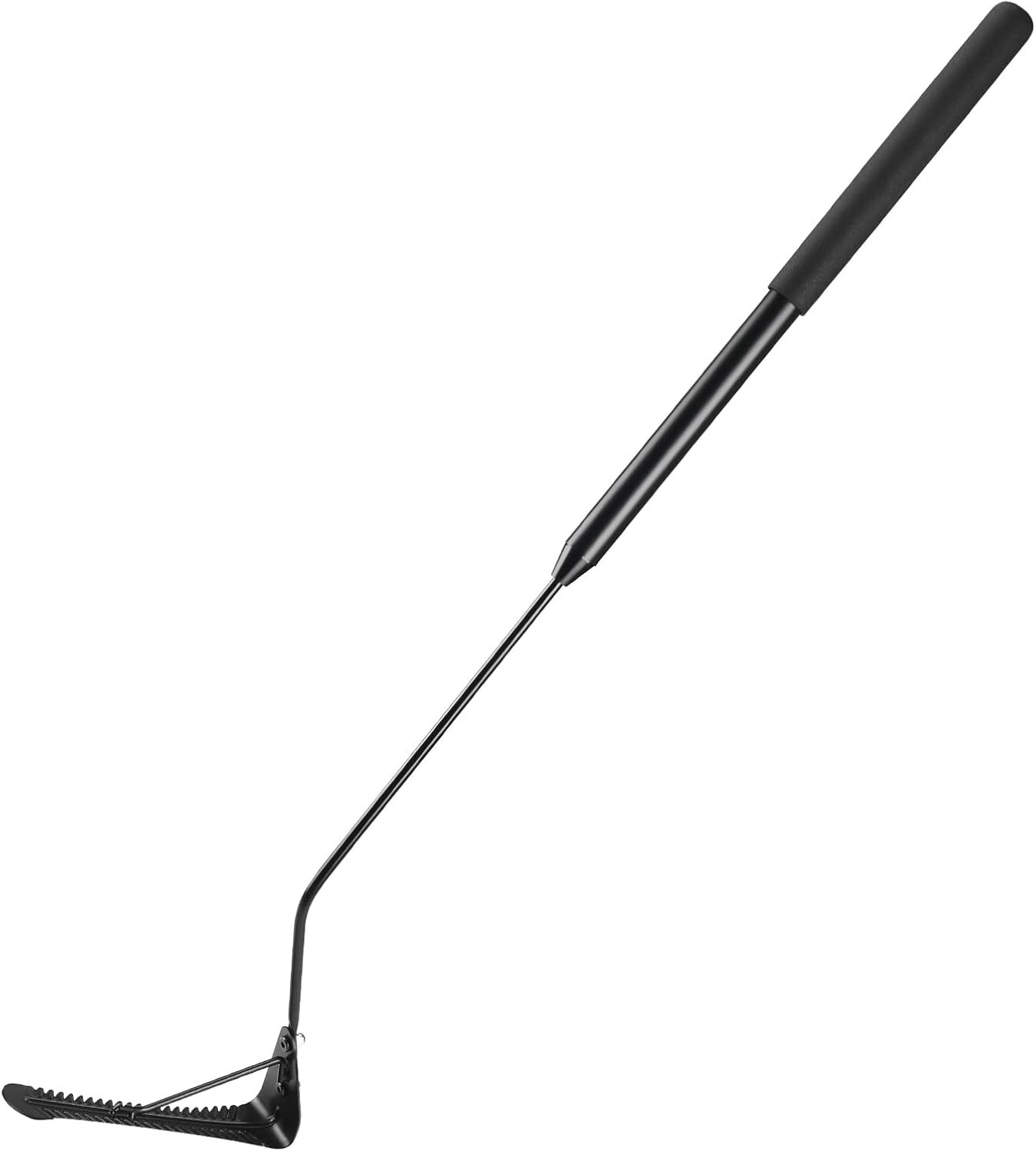 Grass Whip with Double-Edged Serrated Blade Manual Weed Whacke Swing Blade