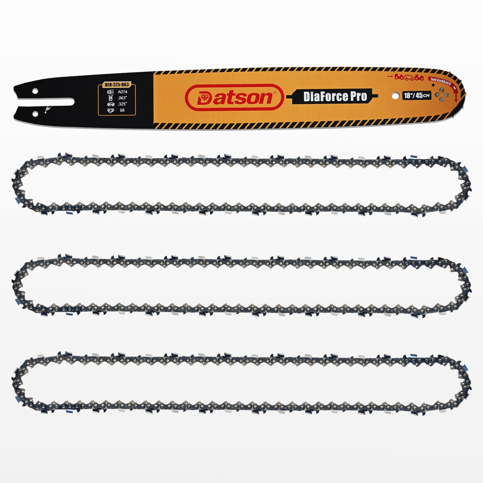 US 18in .325 .063 68DL Chainsaw Guide Bar&Chain for Stihl MS211 MS230 MS250 017
