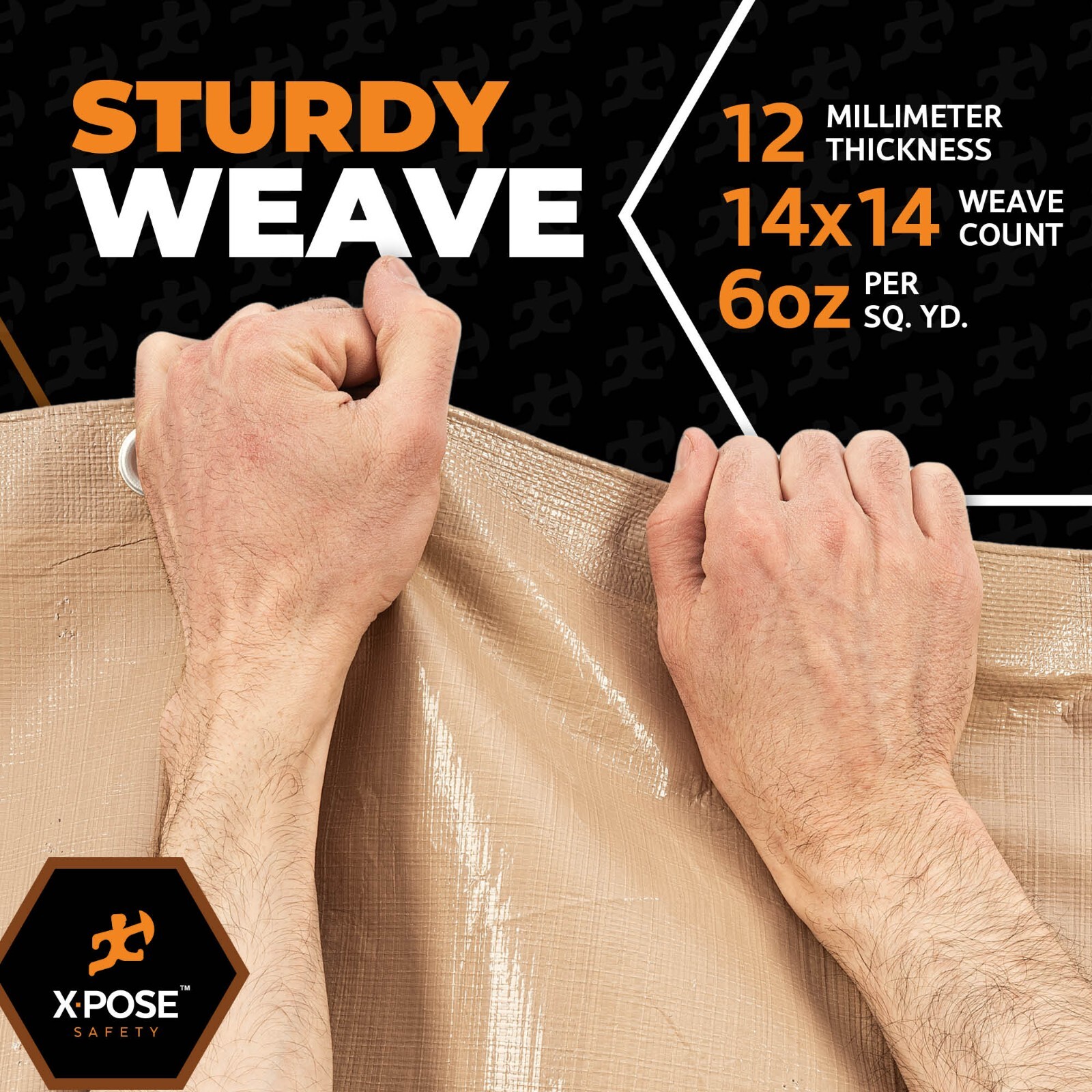 Heavy Duty Poly Tarp Extra Thick 12 Mil Polyethylene