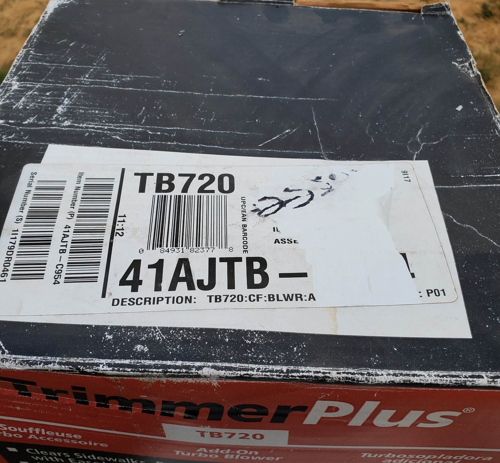 TrimmerPlus Turbo Blower Attachment for MTD-Branded Gas Trimmers TB720