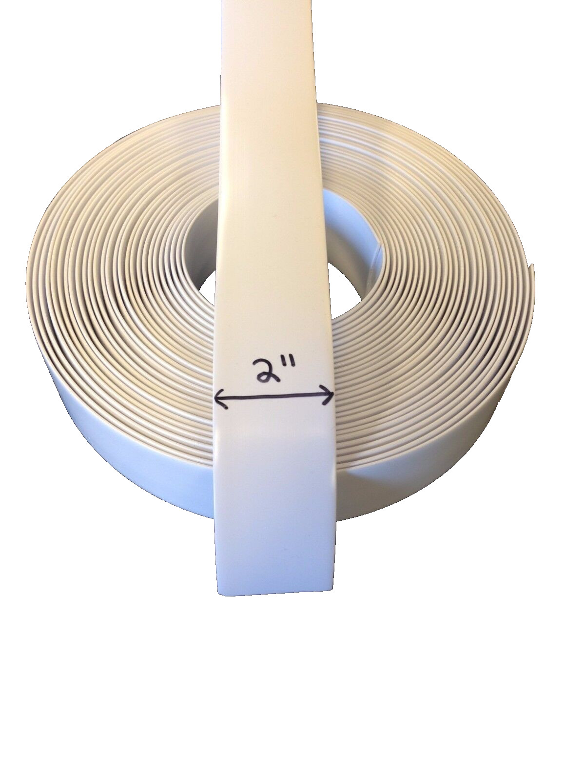 2″ Vinyl Strapping For Patio Furniture 20′ Roll White