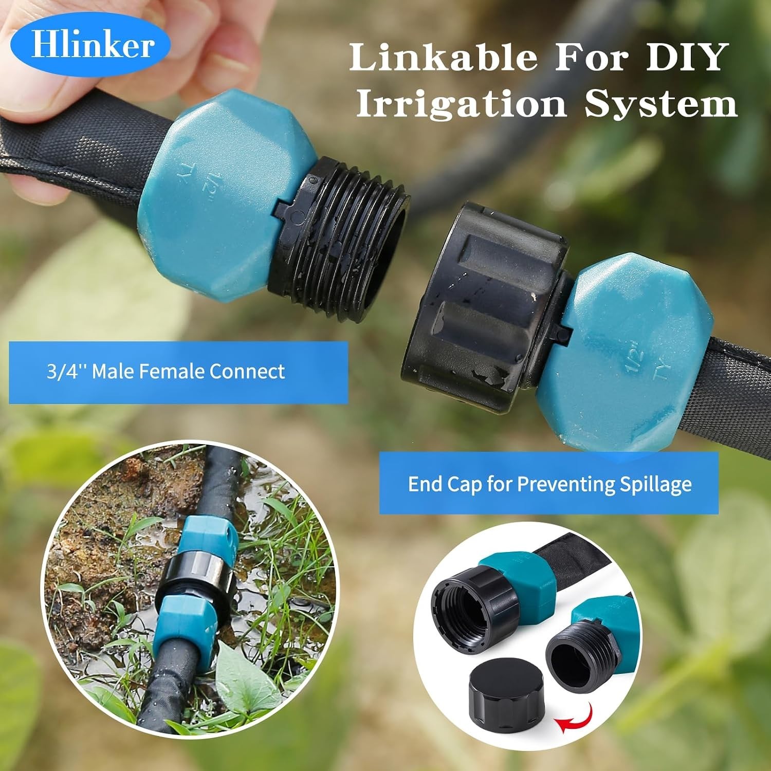 Vinyl Soaker Hose 200FT for Efficient Watering