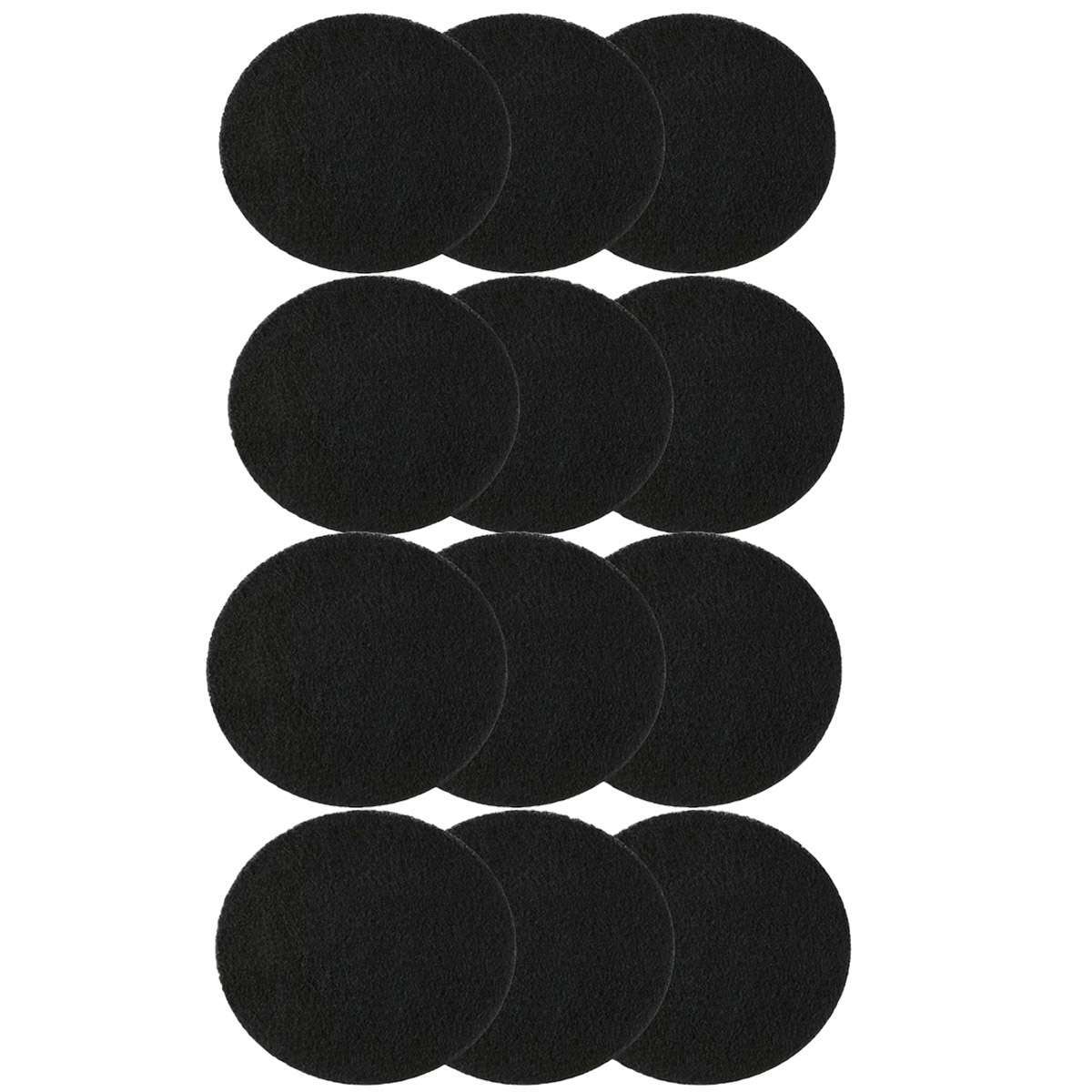 6/12 Pack Compost Bin Charcoal Filters Round Compost Bucket 6.7 inches 1cm thick