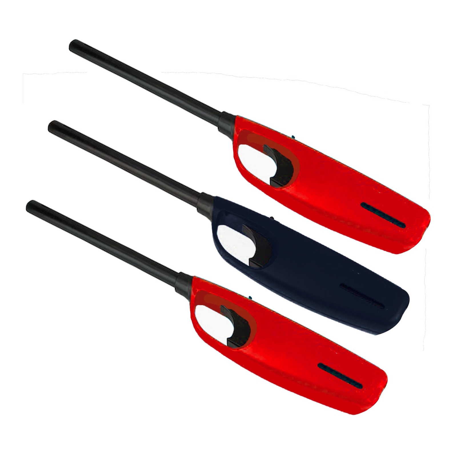 3 Pcs Click N Flame Multi-purpose BBQ Lighter for Butane Kitchen Stove Fireplace
