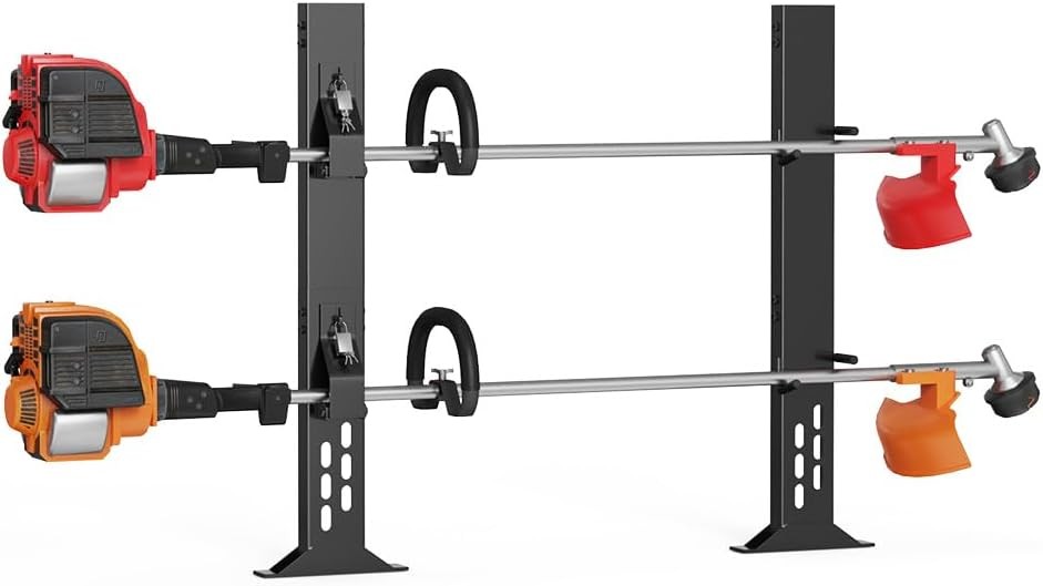 Trimmer Racks for Open Trailers – Weedeater Rack Lockable Weed Eater Racks for O