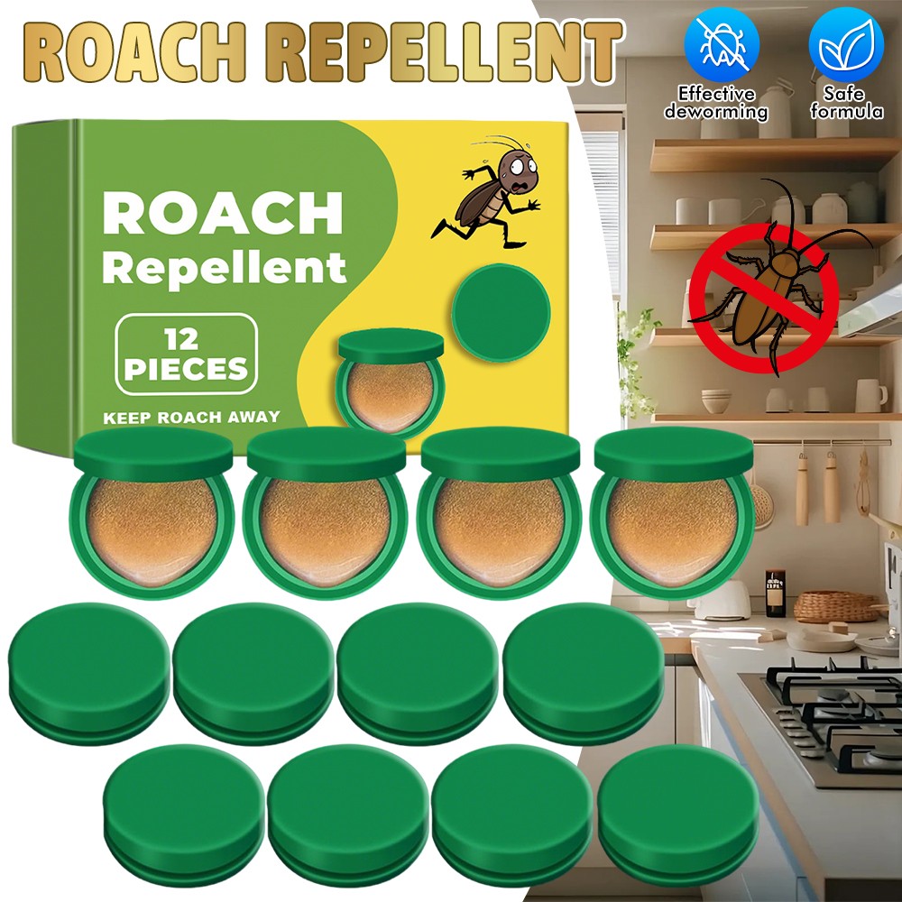 12 Pack Poderoso Mata Cucaracha Cebo Insecticida En Gel Para Eliminar Cucarachas