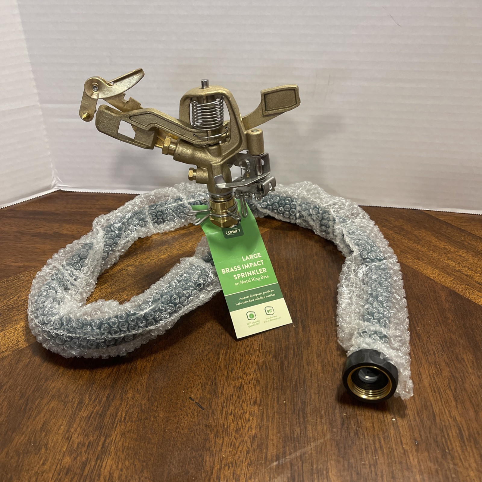 1 Pasture Master 3/4” adjustable Brass Impact Sprinkler & Commercial steel Bases