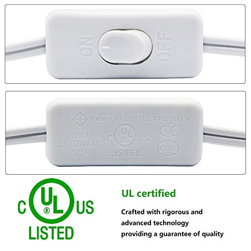 UL-LP Certification 18AWG T5 T8 LED Wire Connector Power Cord LED Tube Power