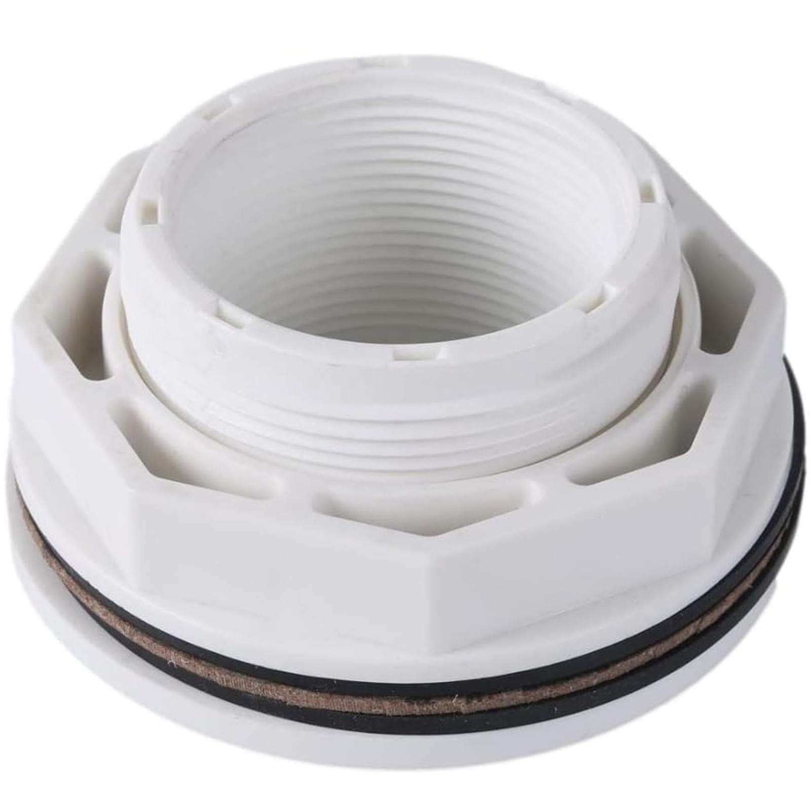 (1-Pack) 1 1/2″ Above Ground Pool Inlet Return Fitting with Locknut Gasket Fa…
