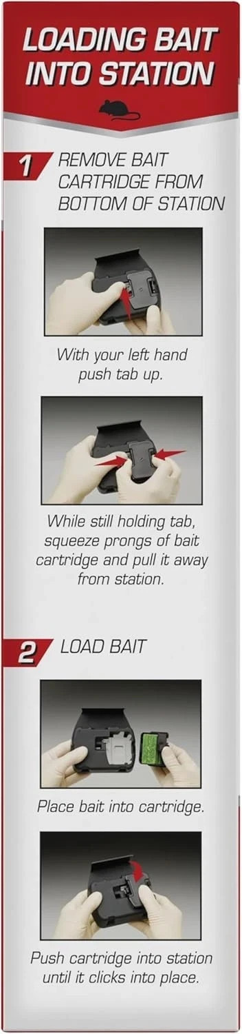 Mouse Mice Rat Killer 32 Blocks Bait Poison Rodent Station Trap Tomcat Control