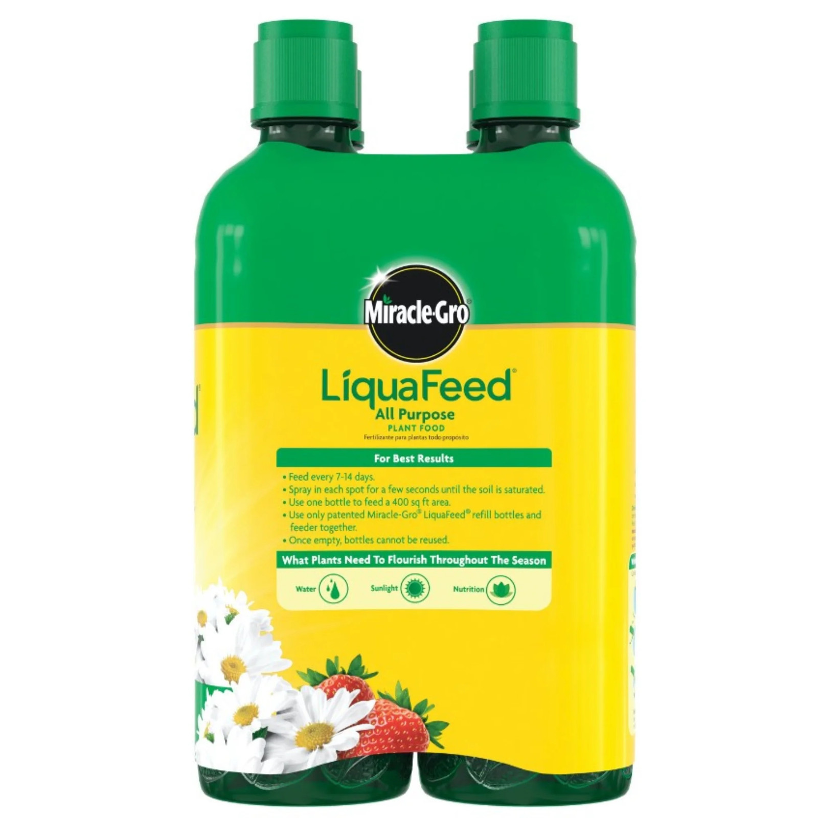 Miracle Gro Liquafeed All Purpose Plant Food Fertilizer, 4 Pack