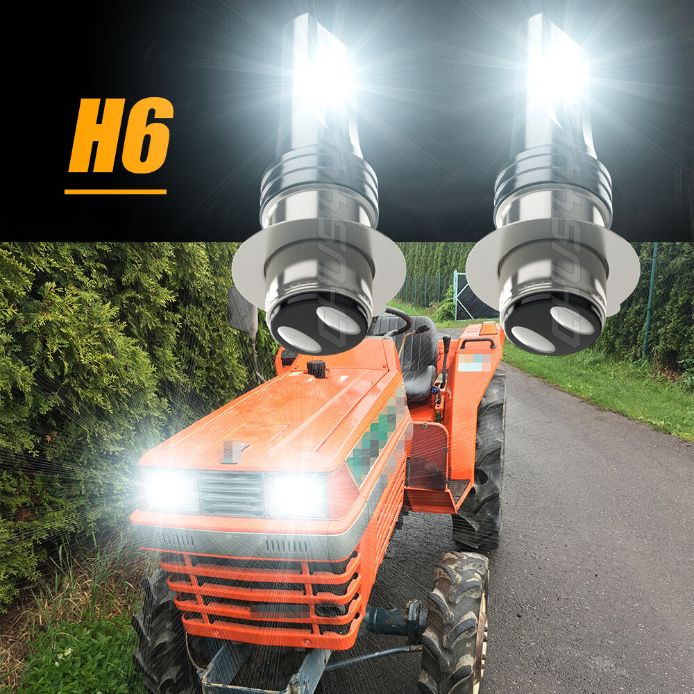 2 Super LED headlight Bulbs for Kubota L2050 L2250 L2850 L3250 pn 38240-33870