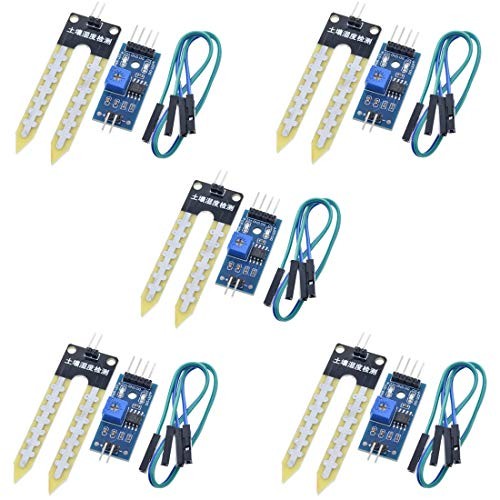 5pcs LM393 3.3V-5V Soil Moisture Detect Sensor Soil Moisture Sensor Soil