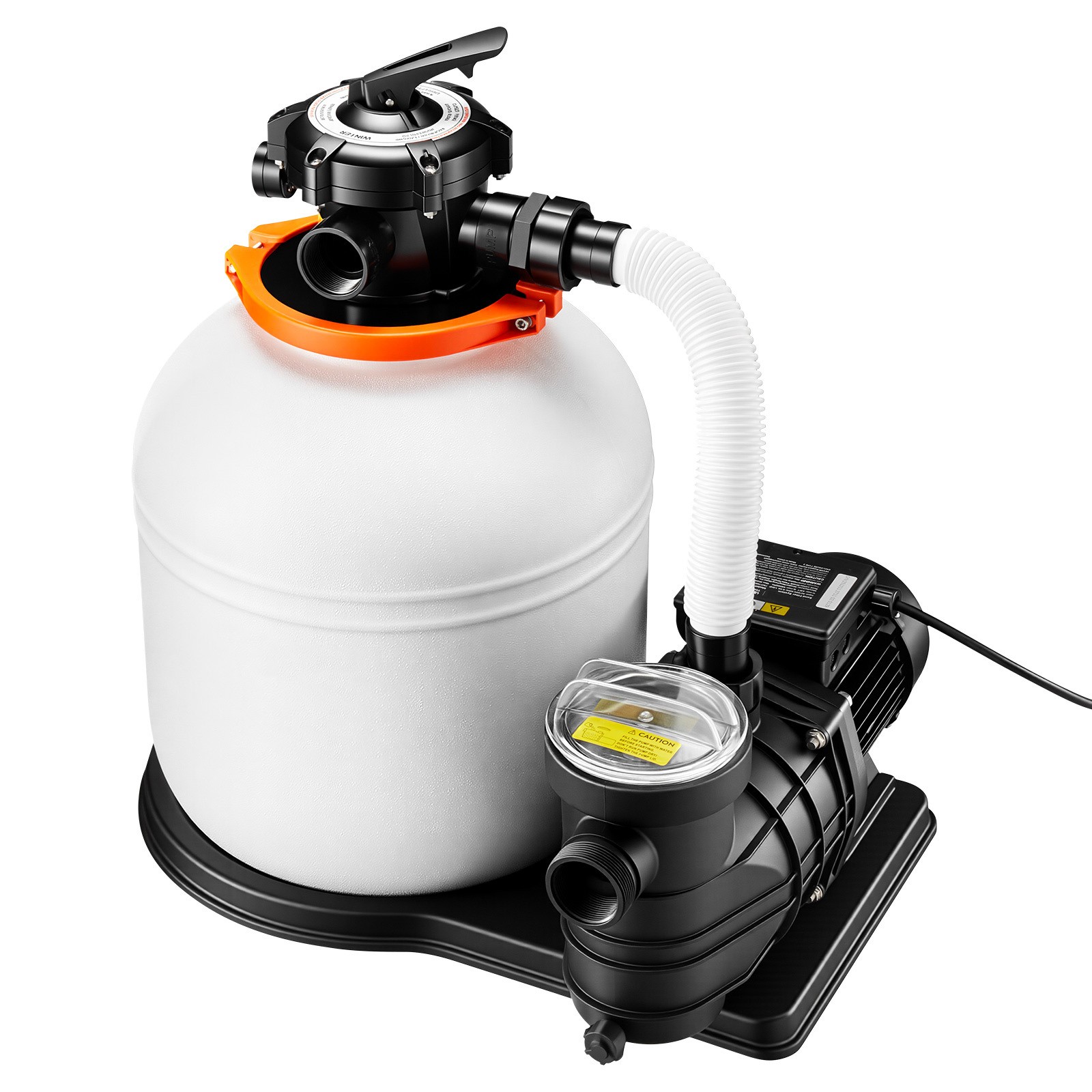 Uimoso 16″ Sand Filter Pump with Timer, 4400 GPH, 0.75HP for Above Ground Pools