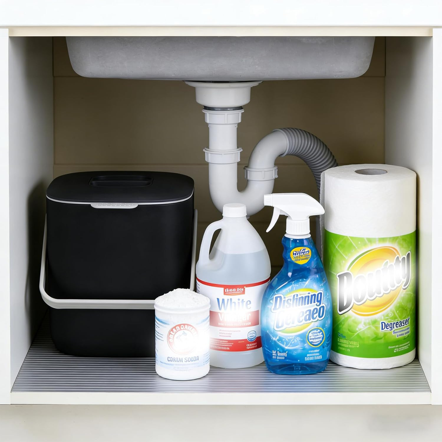 Compost Bin Kitchen, Countertop Compost Bin，No Filter Required, 0.7Gal Indoor