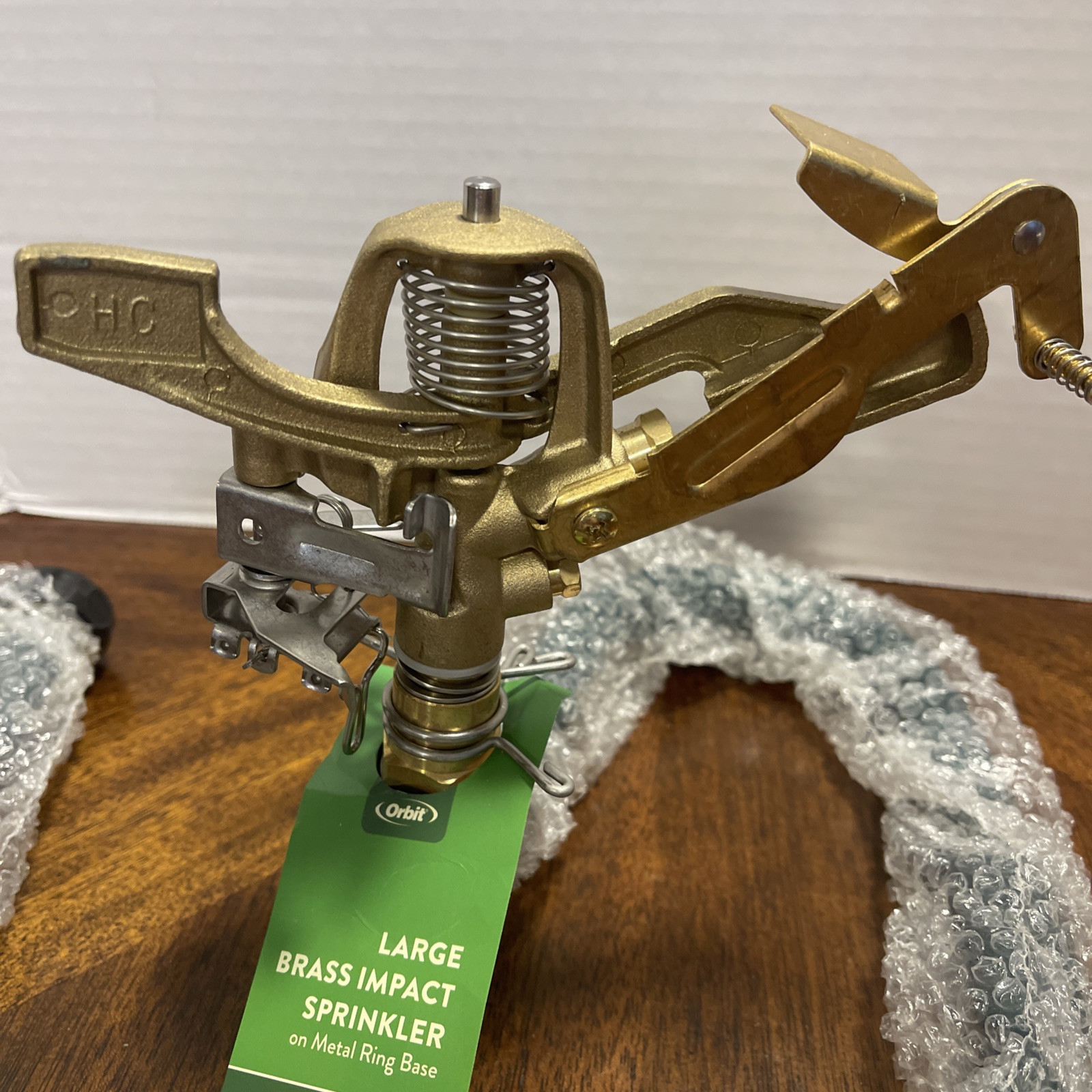 1 Pasture Master 3/4” adjustable Brass Impact Sprinkler & Commercial steel Bases