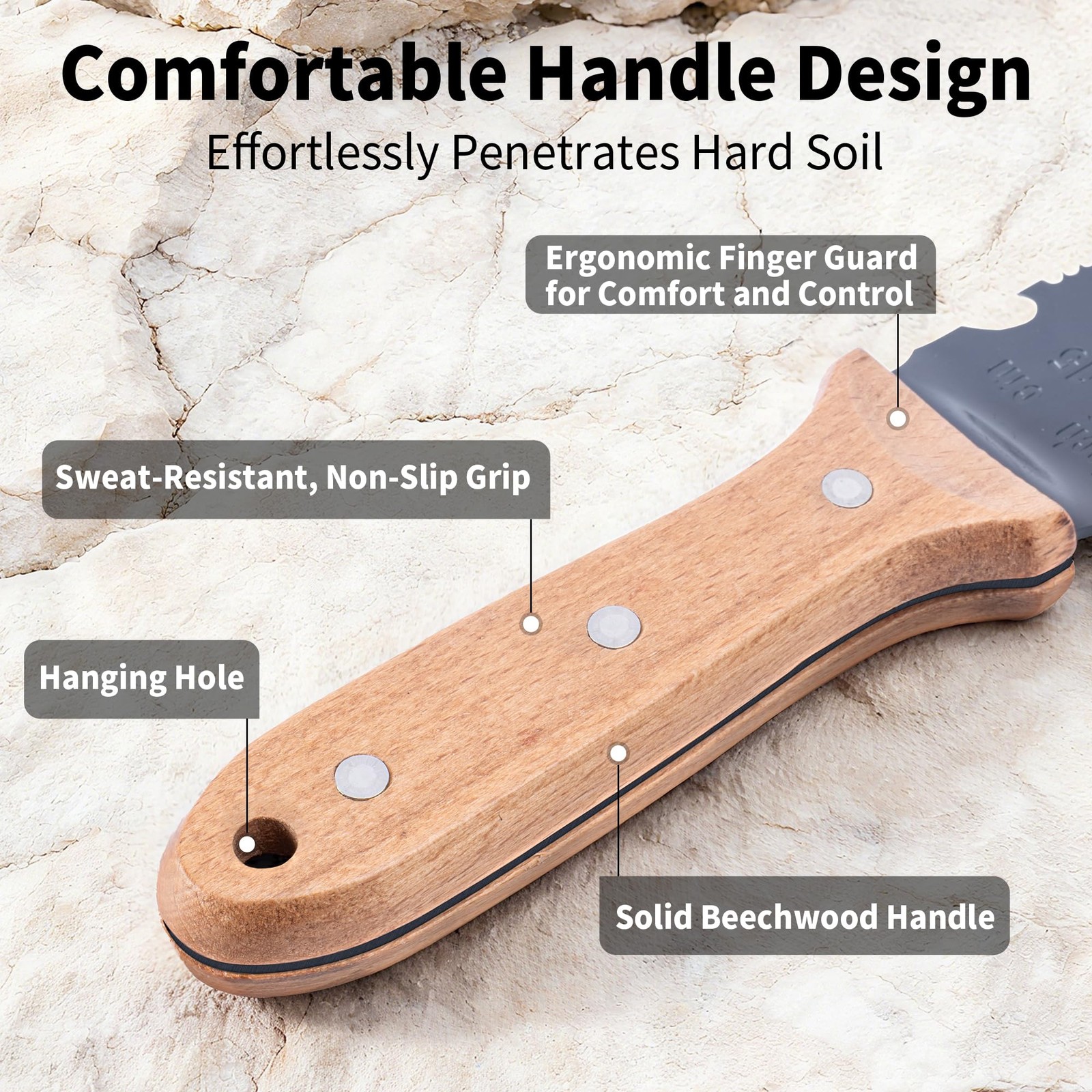 Hori Hori Garden – Garden Tools with Rugged Oxford Cloth Sheath, 7″ Stainless…