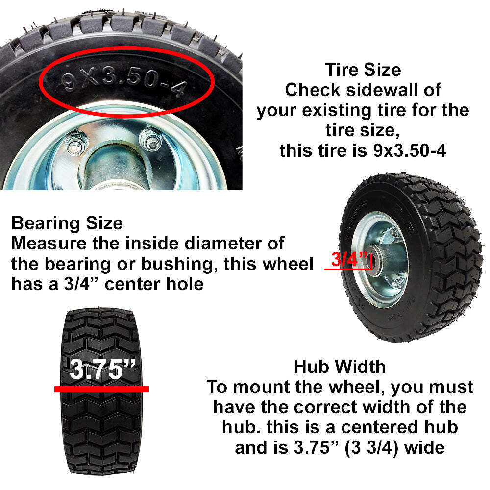 No Flat Tires For Velke 9X3.5-4 Pro 1’S