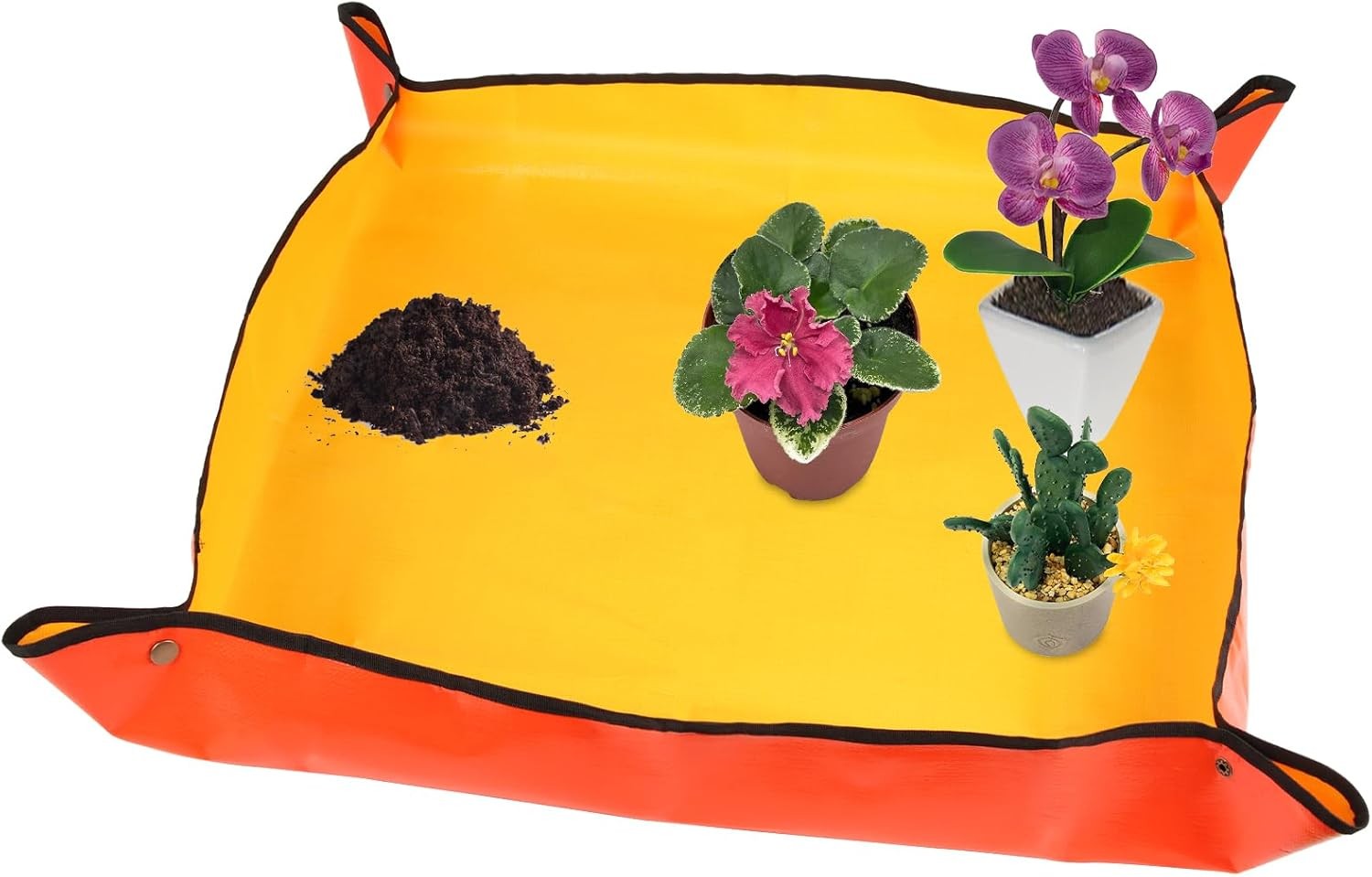 30″ X 30″ Large Plant Repotting Mat Indoor Plants Potting Soil Foldable