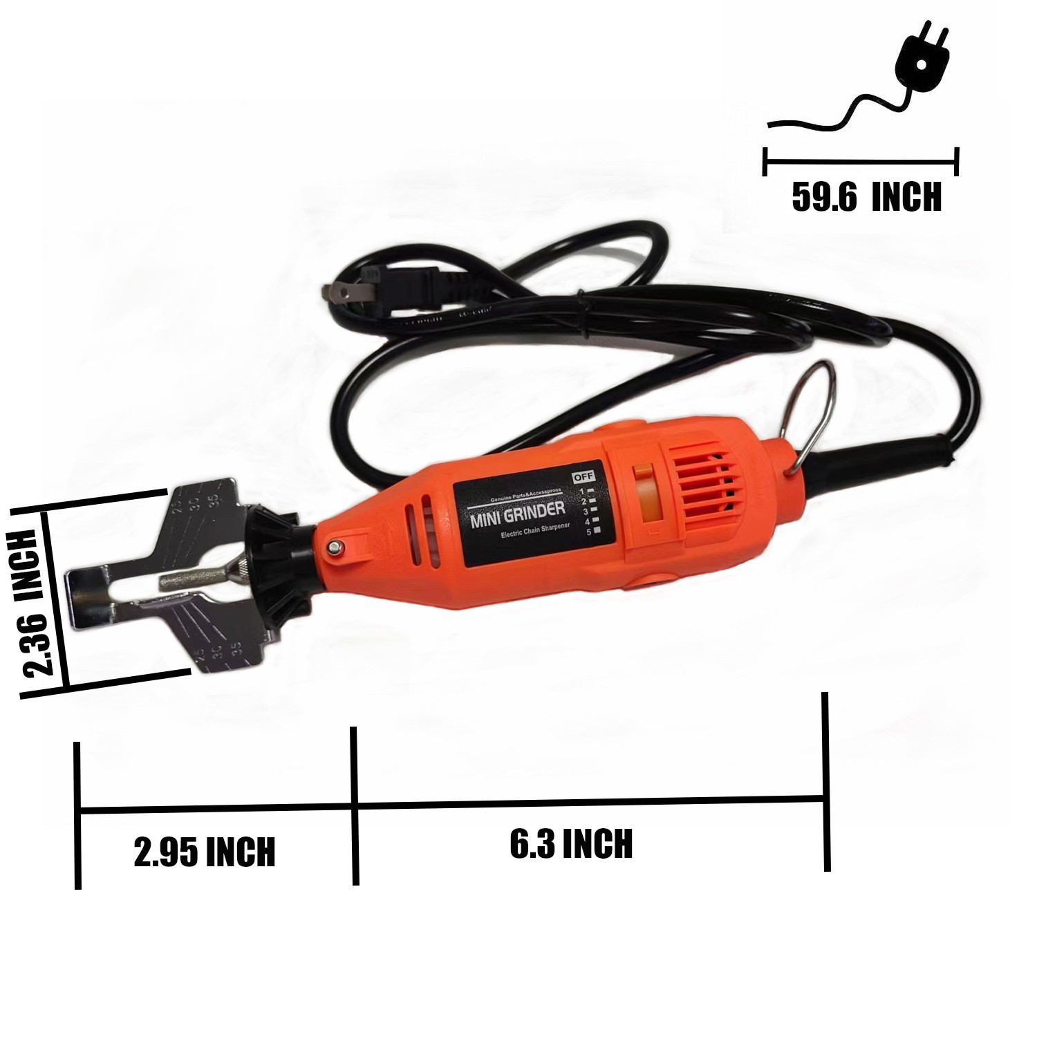 3 in 1 Electric Chainsaw Sharpener Kit 180W Power Blade Sharpener Tool