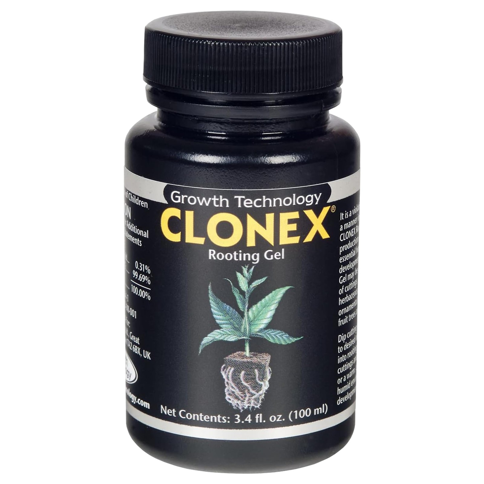 Clonex Rooting Gel – High-Performance Compound for 100 ml, Brown