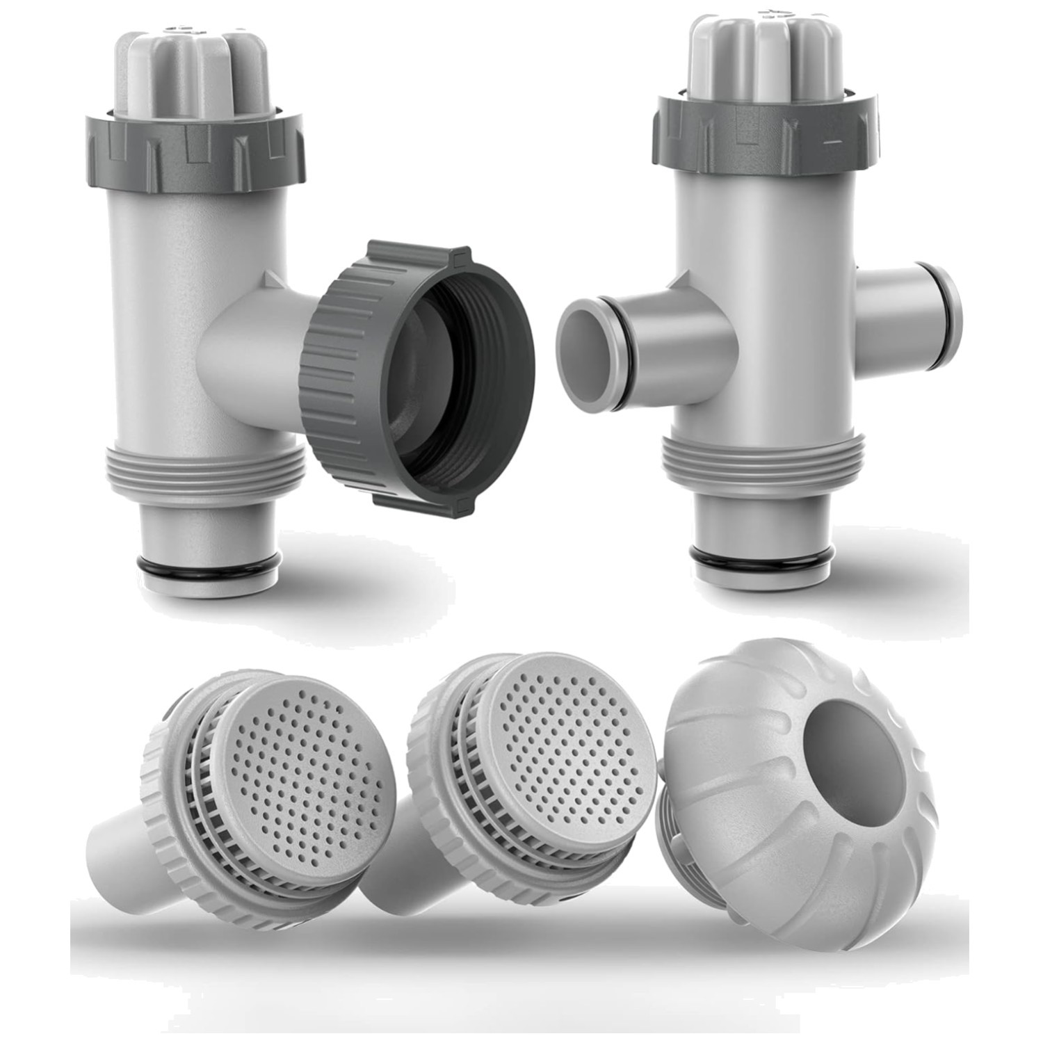Pool Pump Repair Kit – Split Plunger Valve, Hose Adapter